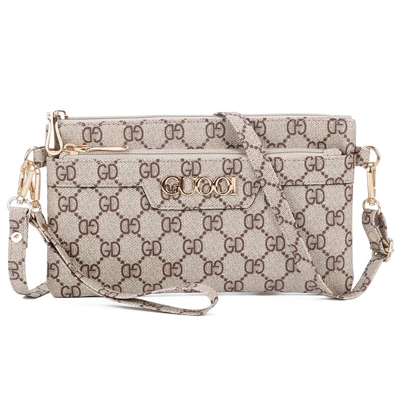 GD KhakiBag female Inclined shoulder bag Versatile 2021 new pattern ma'am Korean version One shoulder Female bag Leisure fashion Mobile phone bag The single shoulder bag
