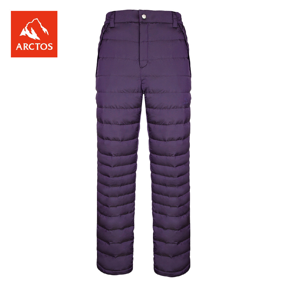 (Seconds Kill) Pole actress Autumn Winter Outdoor Down Pants Warm Thickened Duck Suede Trousers AGPB22210-Taobao