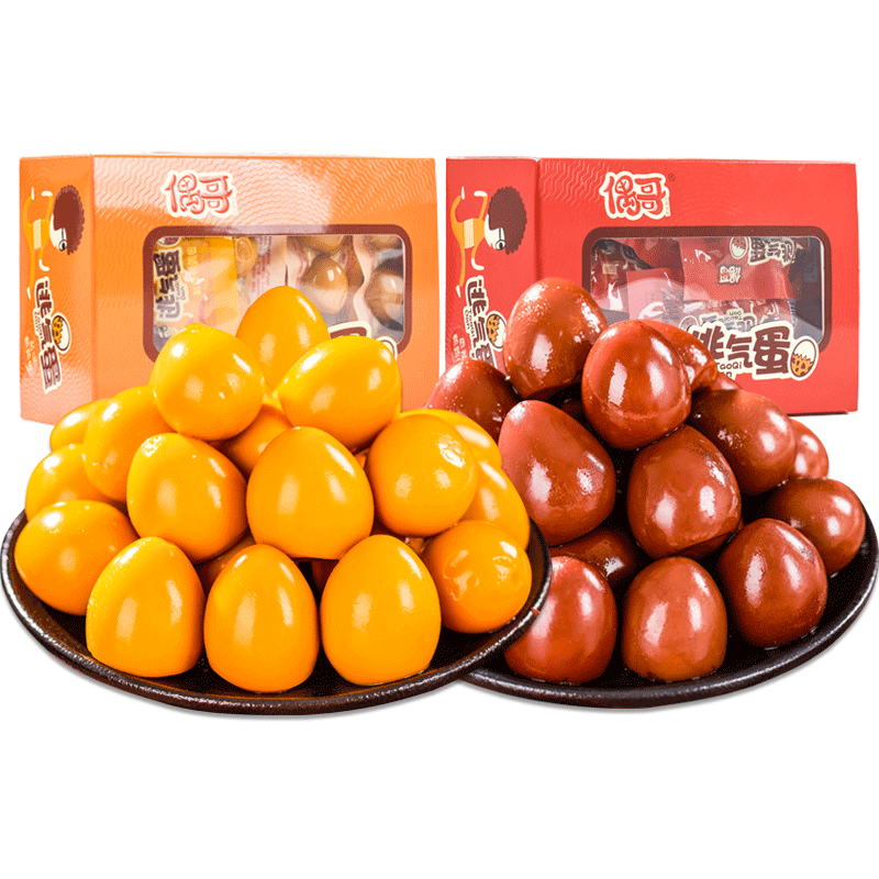 卤鹌鹑蛋香辣盐焗铁蛋整箱小包装休闲熟食