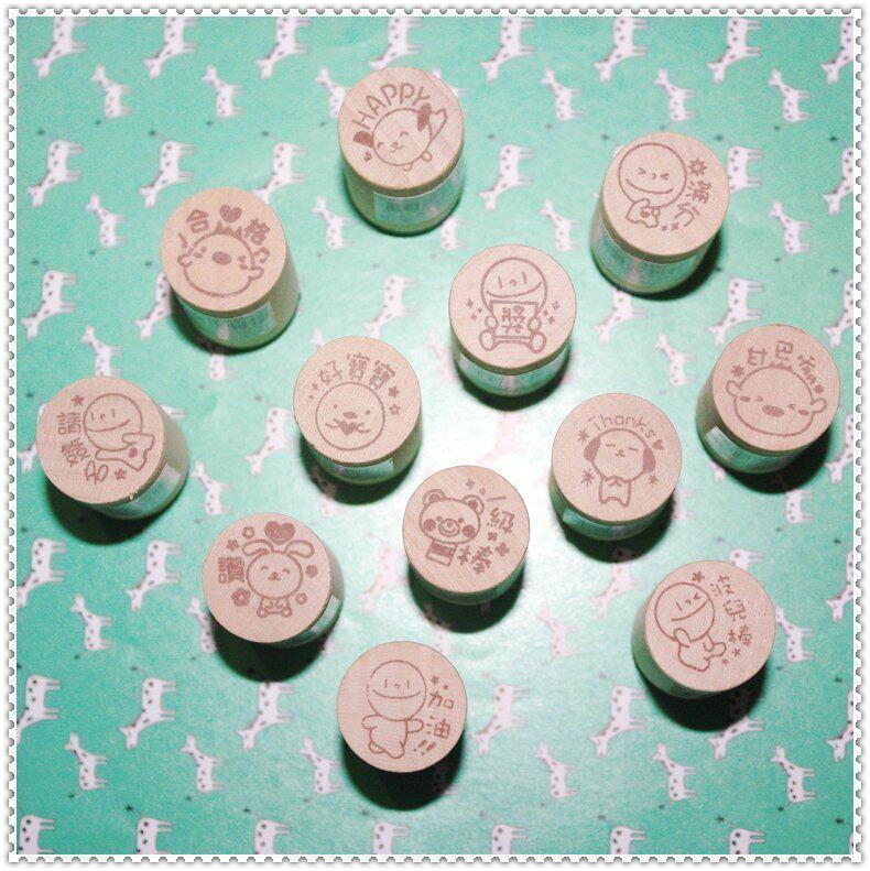 Popcorn Limited-time Promotion Doughnut Chinese Seal Teacher Cute Cartoon Comment Student Woody Supervalue New