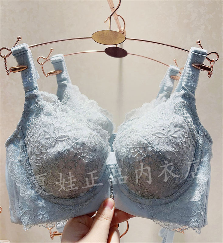 Authentic Eve Show Non-Sponge Super Mousse Cup 5101A Cup Thick B Cup Thin Push-Up Adjustable Bra Set