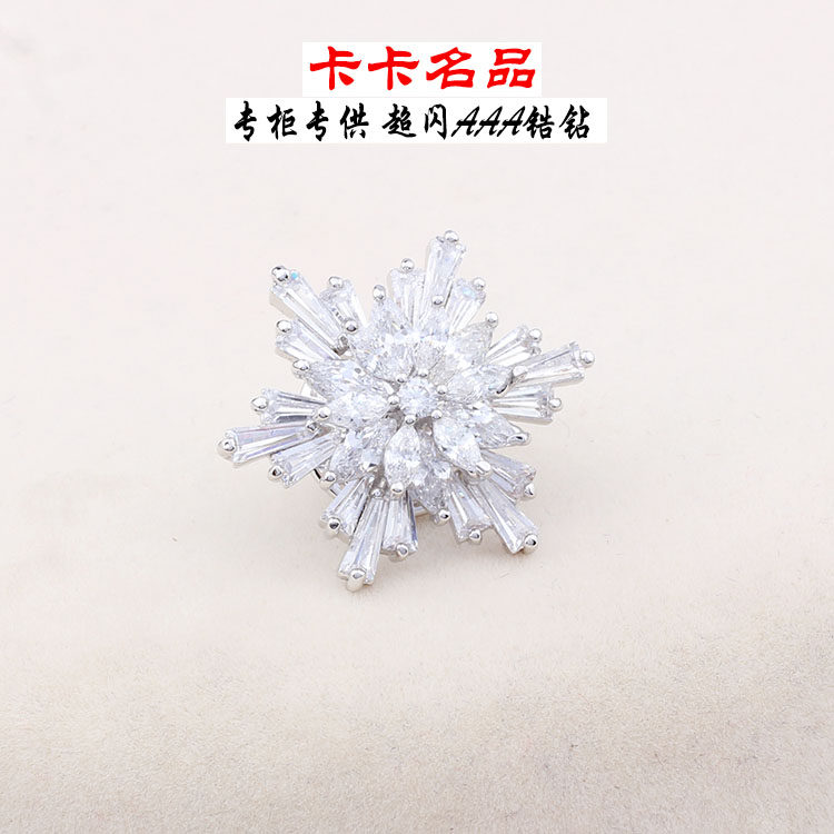 Broche femme en Zircon diamant - Ref 1172794 Image 10