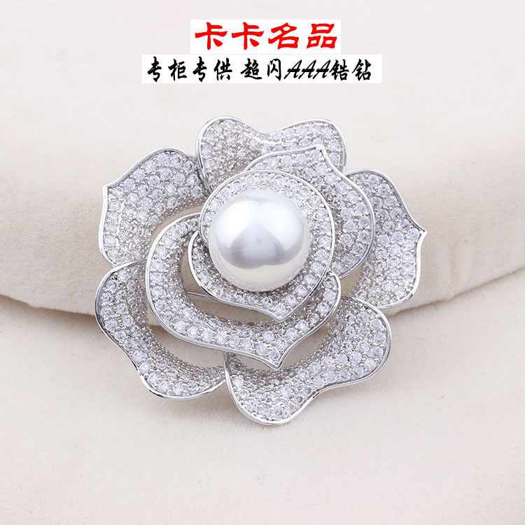 Broche femme en Zircon diamant - Ref 1178579 Image 10