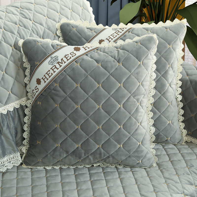 Nordic Sofa Pillow Office Padded Back Cushion Living Room Sofa Cotton Linen Small Pillow Close To Pillow Cover Custom Without Core-Taobao