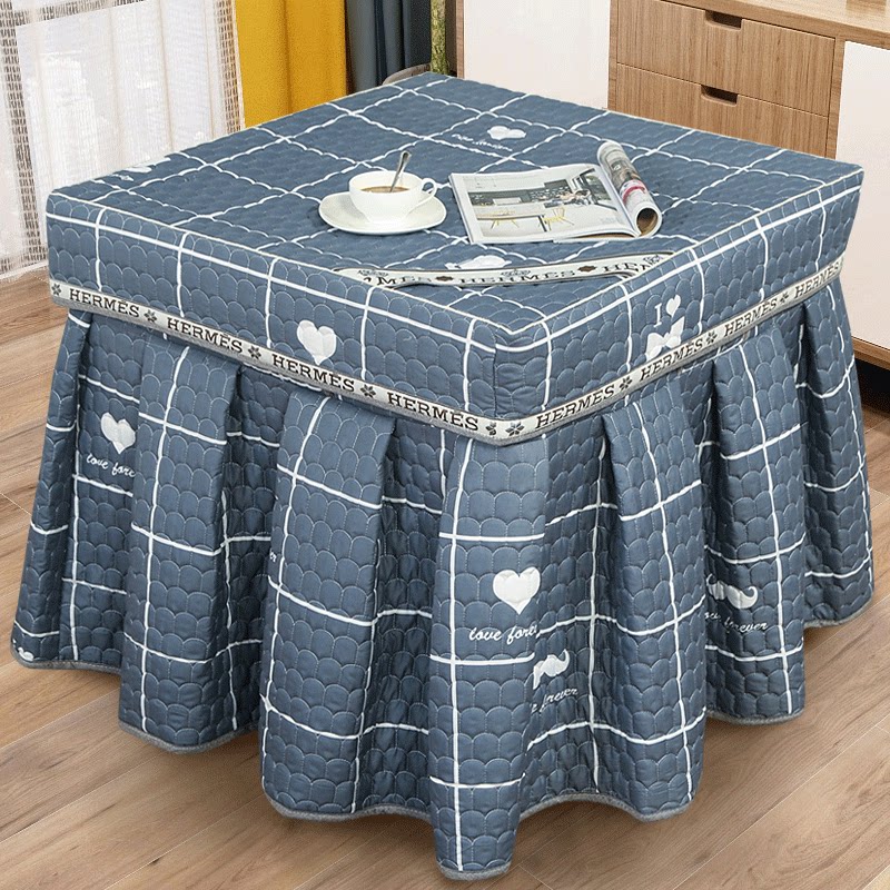 Grilling fire table cover cover electric oven square coffee table electric stove tablecloth rectangular electric heater home electric stove quilt