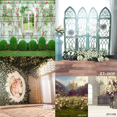 BJD doll photographer model OB11 model photography background cloth shooting background cloth wall flower room