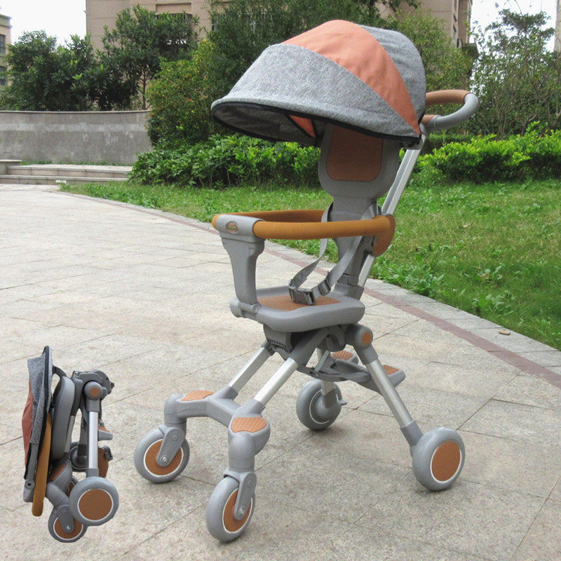 Mi Lantu Leiwa Artifact Walking Baby Artifact Lightweight Folding Baby Stroller Baby Stroller Aluminum Alloy Walking Baby Car