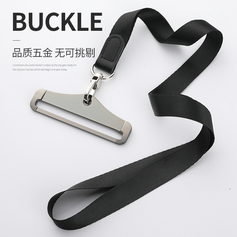 Folding Neck card holder Lanyard Buckle Metal card holder Card holder Lanyard Government Duty unit Card holder Lanyard