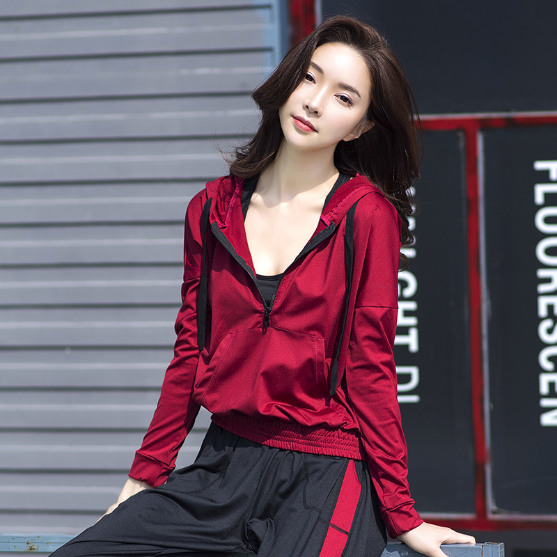 Korean version of the fashion sports suit women's net red yoga suit spring and summer morning running quick-drying clothes loose casual sportswear