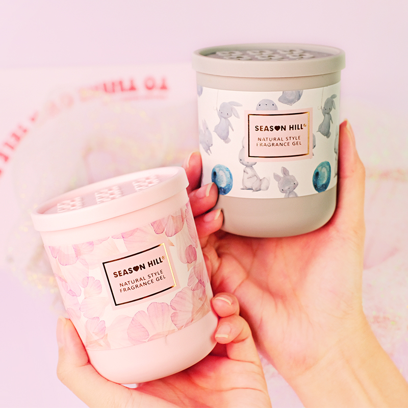 Ice cream solid balm fresh flower fruity toilet Home except taste fragrant air fresh perfume on-board incense-Taobao