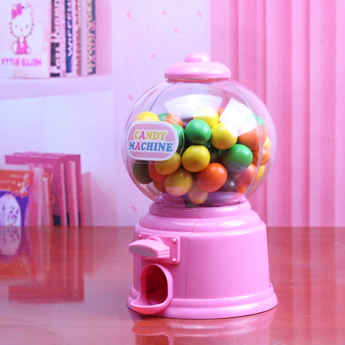 Korean Version Cute Candy Machine Deposit Money Pot Mini Twist Sugar Machine Deposit Money Cylinder Containing Box Elementary School Student Prize Gift