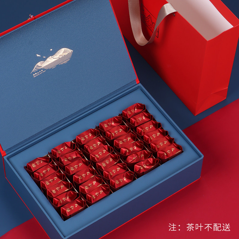 Creative Rock Tea Packaging Box High-end Big Red Cinnamon Cutting Packaging Box Tea Gift Box