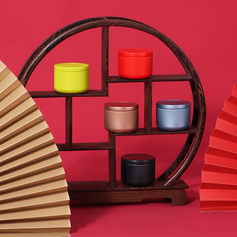 Tea cans tin small number carry mini-tank sealing tank travel tea box tea box small tea cans empty cans