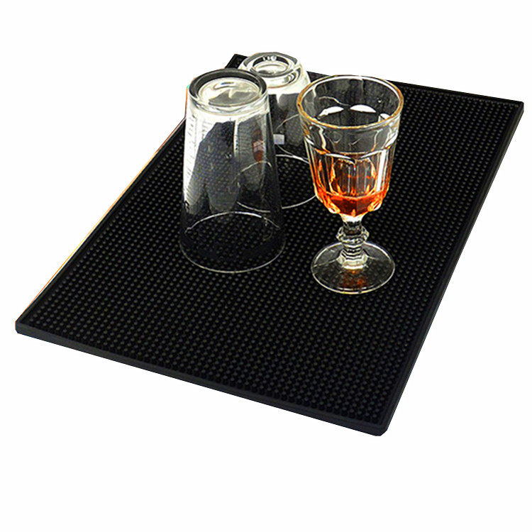 Long bar mat Square bar mat Soft rubber bar mat Water cooler mat Rectangular bar mat Bar milk tea shop coaster Wine glass plastic mat