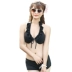 Bikini áo tắm liền thân màu bikini nữ ba mảnh gợi cảm che ngực lớn ngực nhỏ dây đeo bằng thép hỗ trợ áo tắm bán buôn