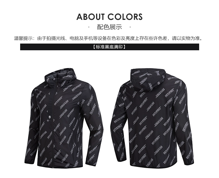 Áo gió nam Li Ning 2019 mới áo khoác không thấm nước gió BAD FIVE áo thể thao mùa xuân AFDP015 - Áo gió thể thao