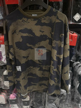 Li Ning autumn basketball series mens round neck long sleeve culture shirt loose T-shirt AHSP567