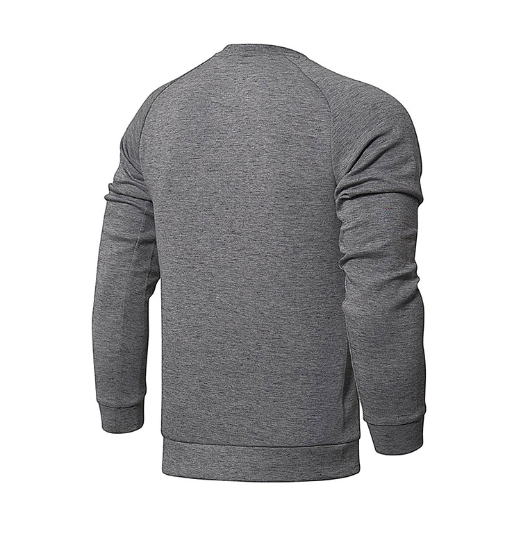 Li Ning áo len nam đào tạo loạt áo thun dài tay cổ tròn áo sơ mi dệt kim nam thể thao AWDN001 áo nỉ hoodie