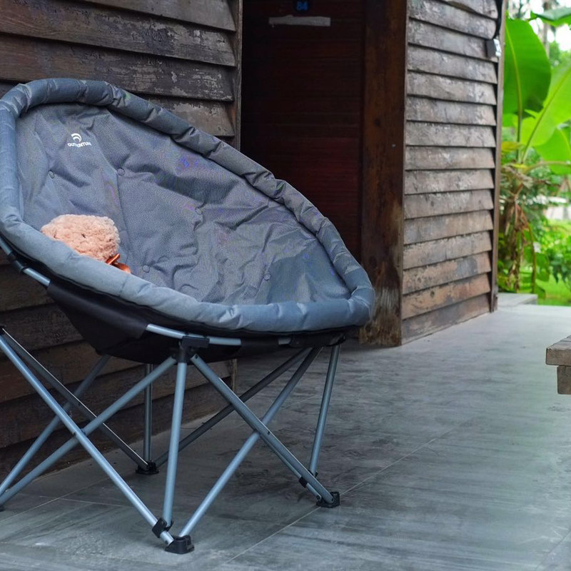 Folding radar chair Lying Chair Round Chair Sofa Chair Adult Moon Chair Sun Chair Sloth Chair Home Seniors Casual Chair