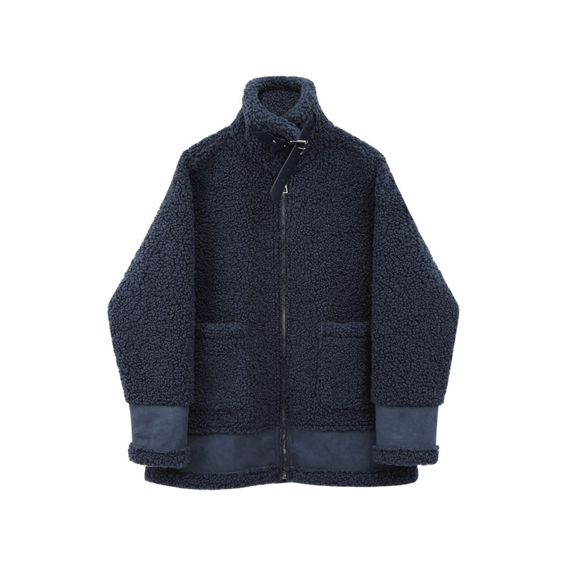 CIVICERA imitation lamb wool coat women's winter 2022 new Korean version plush fleece loose fur one