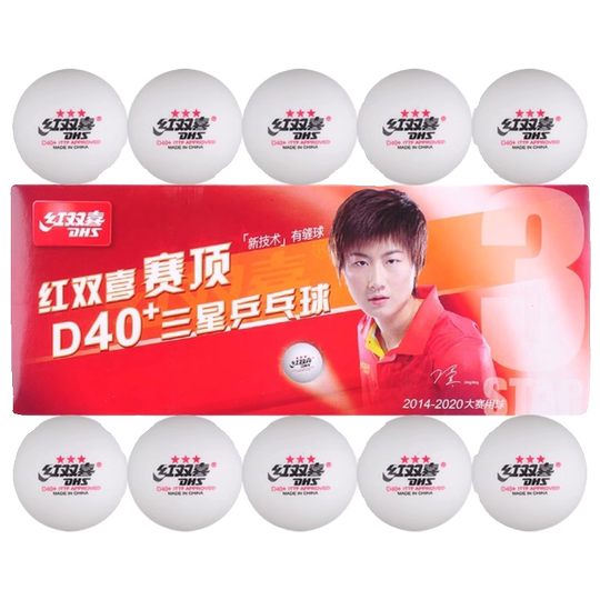 Red Double Happiness Table Tennis Championship Top D40+3-star 2020 World Table Tennis Championship DJ Tokyo Special WTT Competition Ball