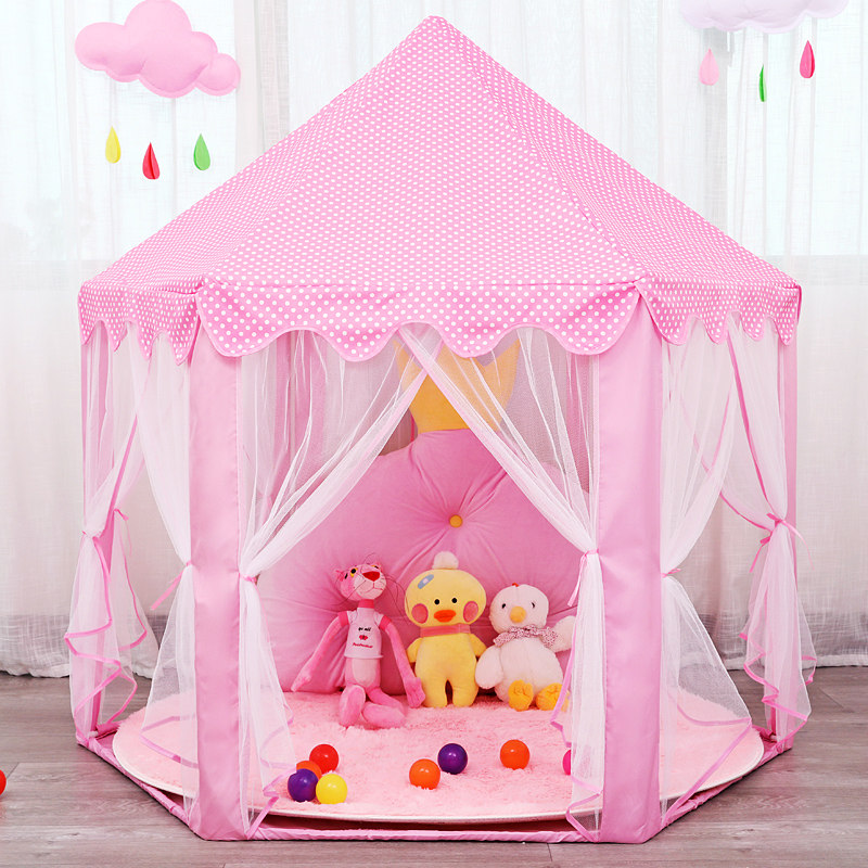 Children's tent game room girls super large house Princess castle boys baby sleeping secret base
