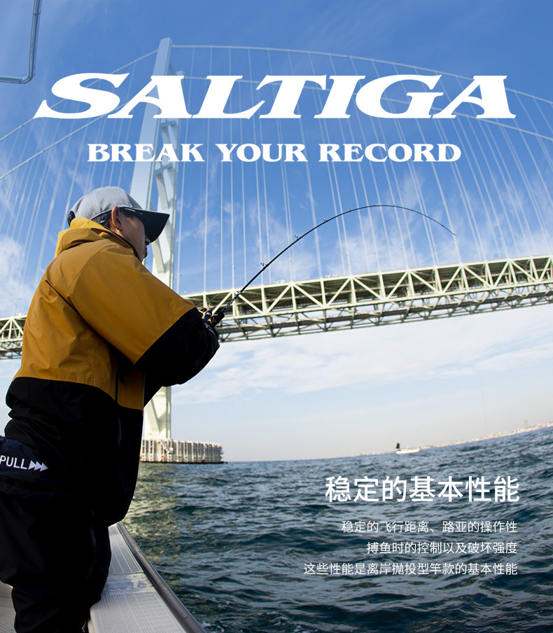Дорожные суб -полюсный daiwa大和 新款saltiga c 出海船钓波爬竿海钓竿近海远投路亚杆