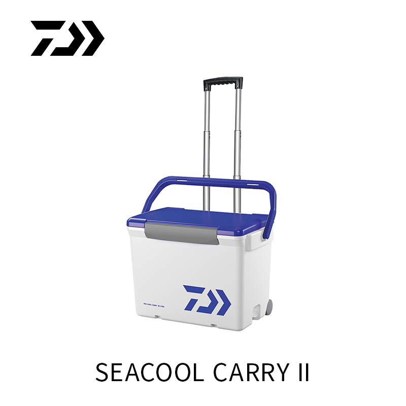 DAIWA's new 25-liter insulated box, portable wheel trolley fishing box, outdoor food refrigerator