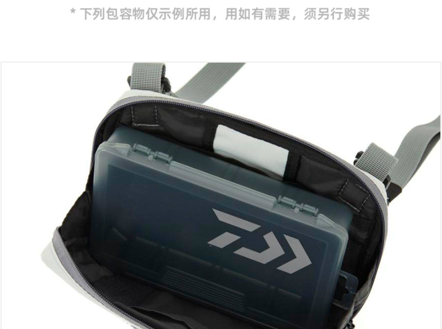 Сумка для сундука Daiwa а портативный пакета грудь пакет чистый черный мешок рыба инструментарий Ловит рыбу статьи    