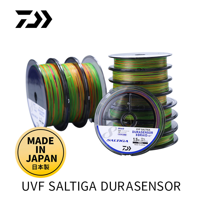 DAIWA and SALTIGA 8 Editor-in-power PE fishing line sub-sea fishing boat fishing wear resistant ultra-soft Japan