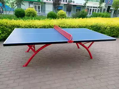 Outdoor table tennis table Outdoor table Folding waterproof rainproof sunscreen standard surface training table Universal household table table
