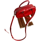 Брендовая красная ретро универсальная портативная сумка через плечо, Южная Корея