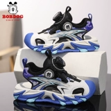 Сандалии для мальчиков, нескользящая сумка для обуви, летняя детская обувь, мягкая подошва, подходит для подростков