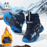 Зимние сапоги для мальчиков, флисовые удерживающие тепло туфли, детская спортивная обувь, подходит для подростков