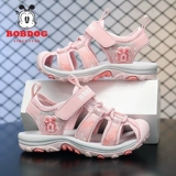 Летние нескользящие сандалии для мальчиков, детская сумка, детская пляжная обувь, мягкая подошва, подходит для подростков