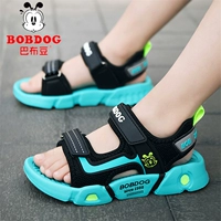 0173 Черный и зеленый [Сандалии] Стандартный код