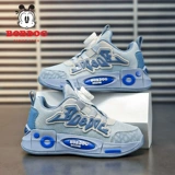 Детская сетчатая дышащая спортивная обувь для мальчиков, осенняя, подходит для подростков