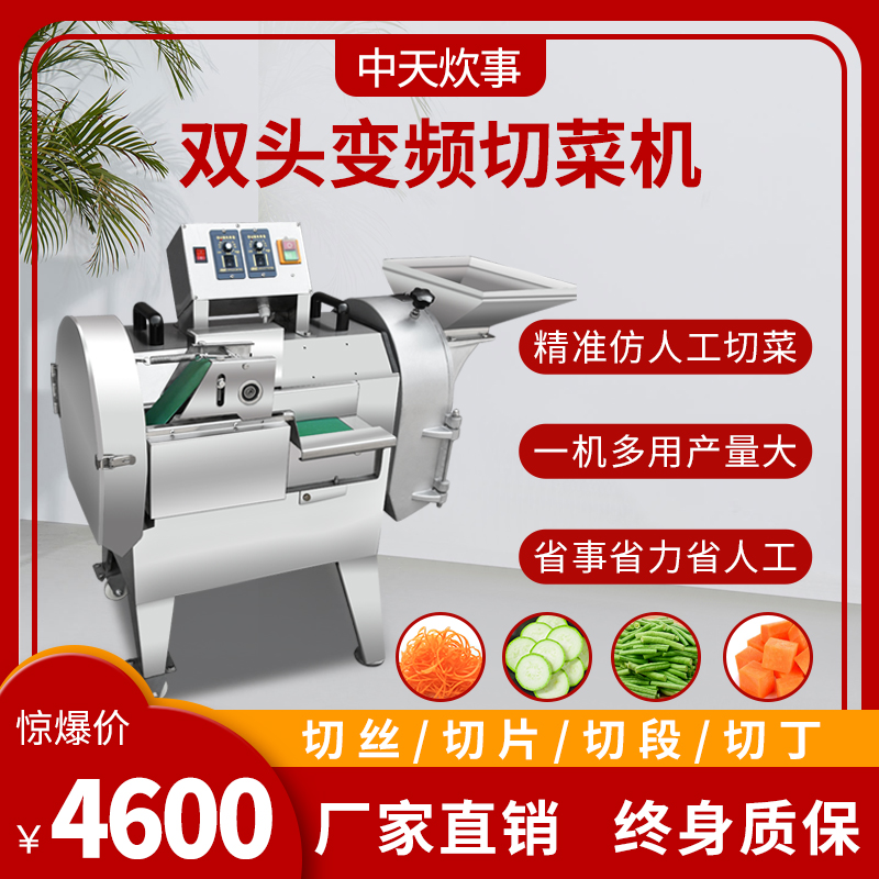 Vegetable cutter Commercial electric vegetable potato shredded slice diced machine automatic canteen kitchen multi-function cutting machine