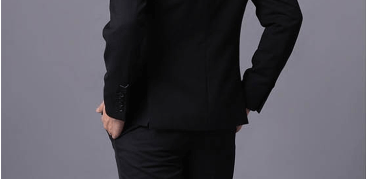 Bộ đồ vest nam tự trồng miễn phí khóa đôi nóng mở đôi kinh doanh chuyên nghiệp để làm việc phù hợp với chú rể vest nam