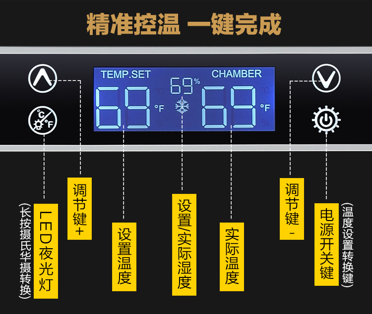 tủ rượu alaska jc 100	 Bồ Đào Nha Yue 80X1 nhiệt độ và độ ẩm không đổi tủ xì gà gỗ tuyết tùng hộ gia đình rượu làm mát nhiệt tủ rượu vang tủ trà giữ ẩm thanh đá - Tủ rượu vang tủ rượu gỗ gụ