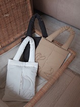 JFdesign original cotton-filled embroidered hanging tissue bag ins Nordic design car seat back kitchen tissue box