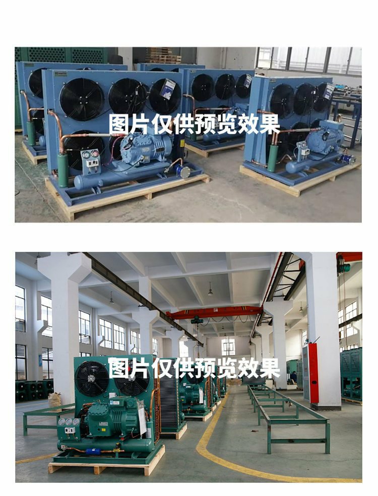 雪人莱富康 低温半封闭活塞压缩机 冷冻库中温制冷机组SP4LF1000(pic15)