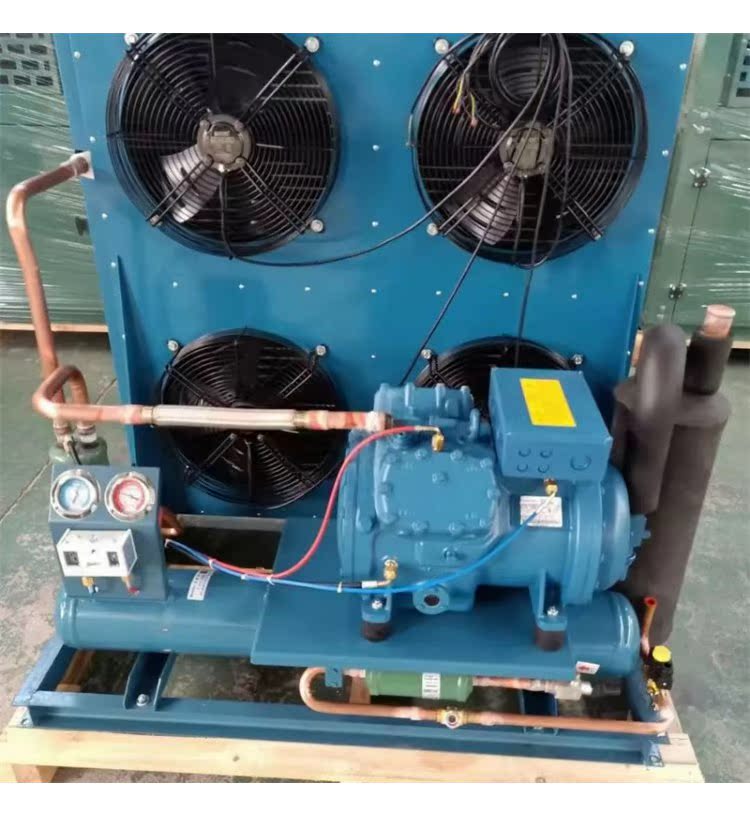富士豪 冷库低噪音半封闭活塞压缩机 保鲜冷冻库低温制冷机组(pic2)