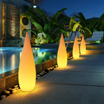 LED luminous water drop light Outdoor garden landscape lighting decoration light Waterproof floor lamp Wedding wedding road guide light