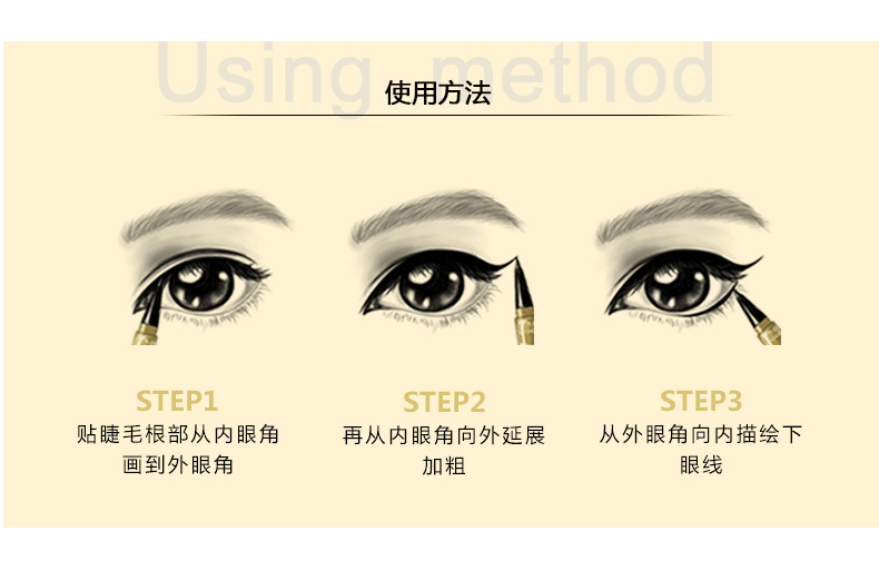 Sản phẩm bút kẻ mắt chính hãng thanh lịch, nhanh nhẹn và khô không thấm nước nhanh không dễ bị nhòe - Bút kẻ mắt kẻ mắt tonymoly