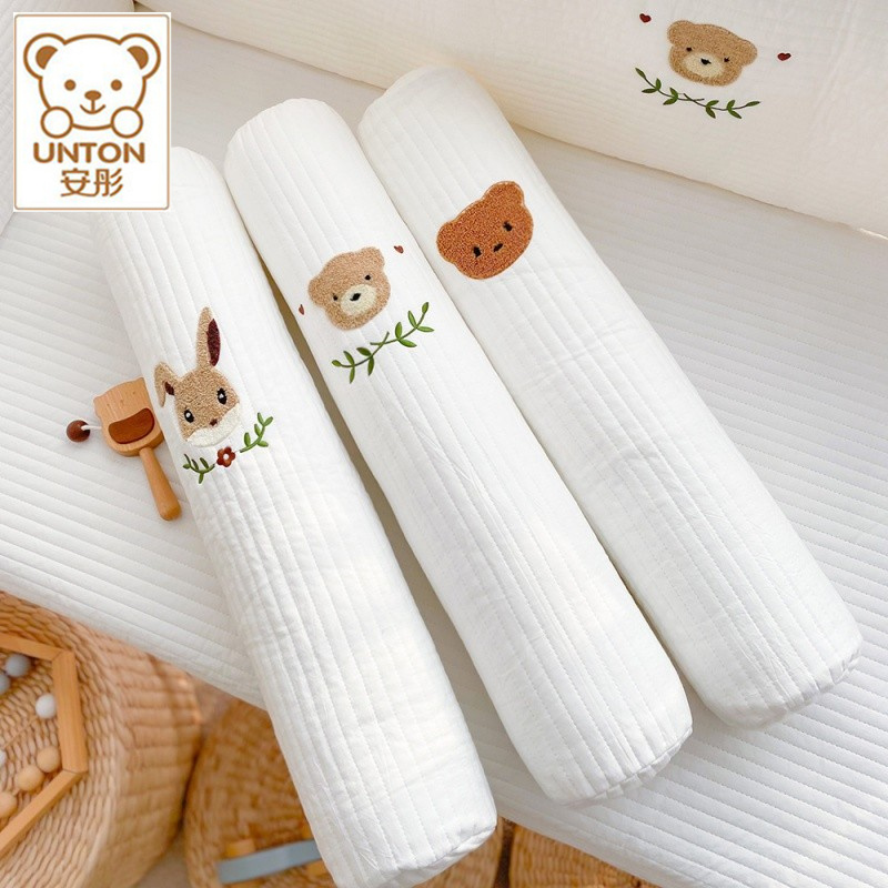 Baby holding pillow to sleep appeasement strip anti-guard baby anti-fall bed enclosure guardrail child side sleeping clip legs hold pillows-Taobao