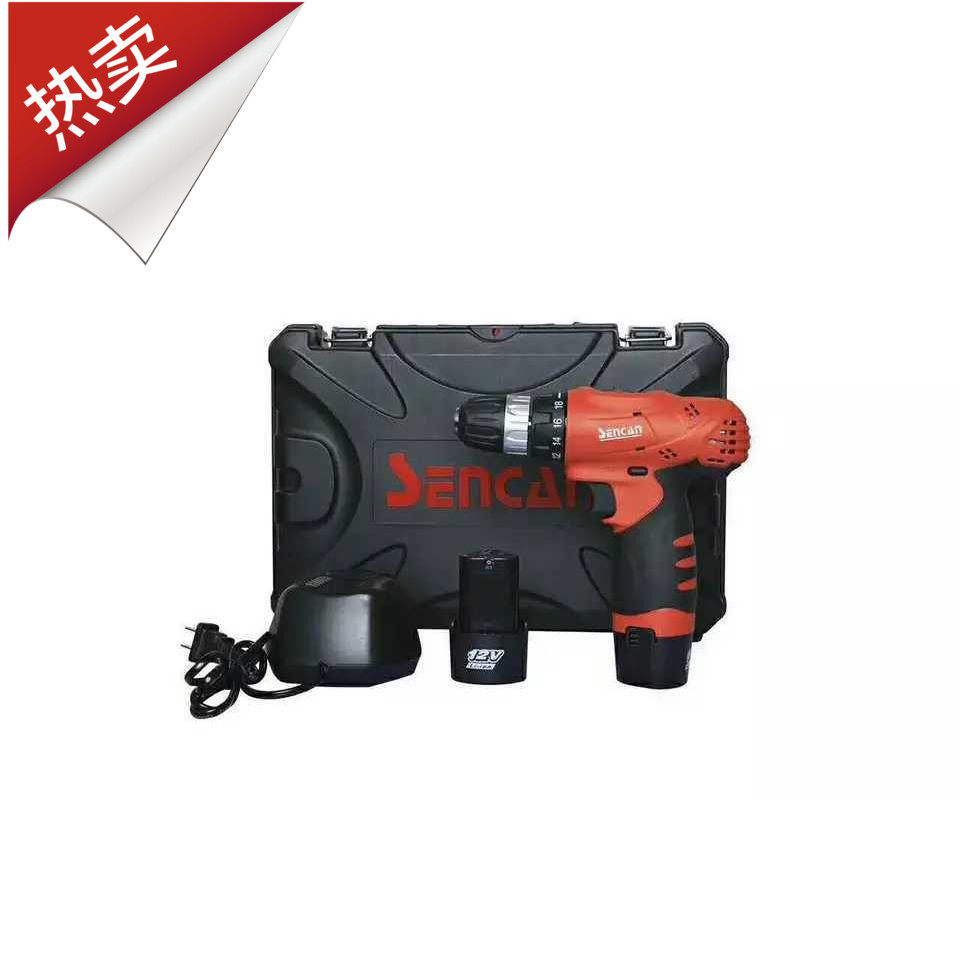 Shenchuan D511206 lithium 12V flat push double electric double speed charging drill rechargeable electric screwdriver