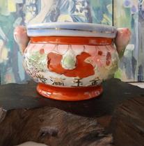 Old aroma powder powder pot ceramic pot dragon feng Xianggol Yuwang auspicious furnace auspicious furnace swing pieces all physical photo