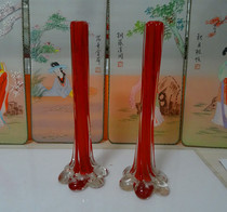 Old glazed vase flower inserted Jianguo old objects full-item photo nostalgia collection film and TV prop swing piece single price