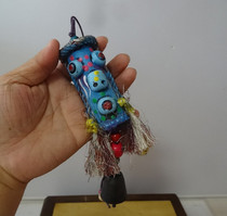 Impression Yunnan Dongba painted straw hat swallow mouth pendant Naxi characteristic Wind Bell Lijiang tourist souvenir photo